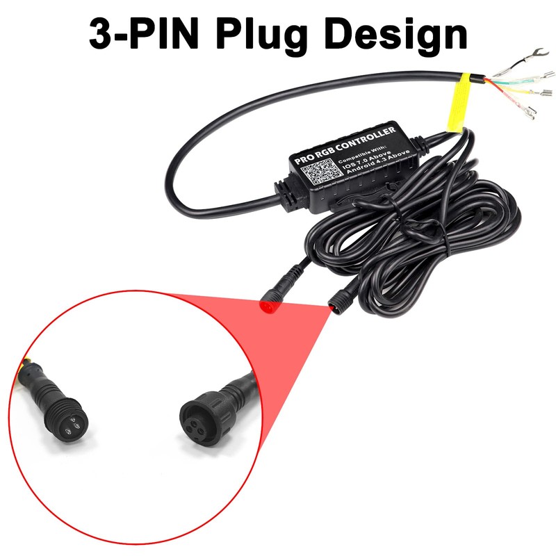 Controller Box with 3-PIN Plug Design for Viswiker PRO RGB