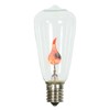 Vickerman ST40 Incandescent Clear Flicker Flame E17 Medium Base Bulb,