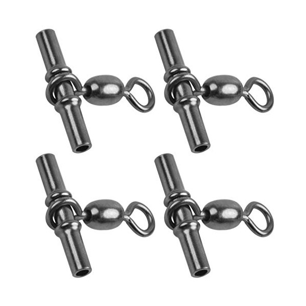SILANON Cross-line Crane Swivel T-Shape Three 3 Way Swivels Fishing