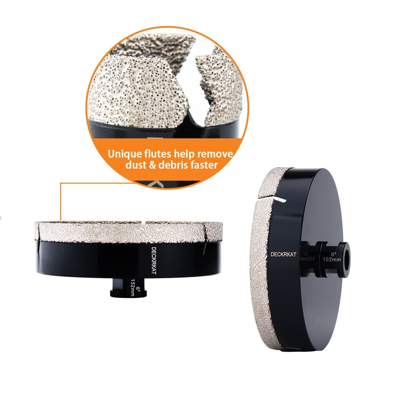 6 Inch Diamond Hole Saw, 152mm Tile Hole Saw Drill