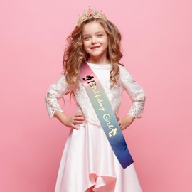 COCIDE "BIRTHDAY GIRL Birthday Sash and Crowns for Women Crystal Birthday Sashes for Women Party Decoration for Happy Birthday Gift Accessory