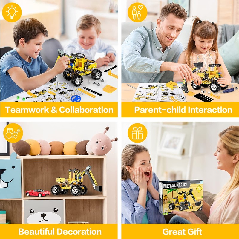Lucky Doug Stem Building Projects Toys for Kids Boys 8