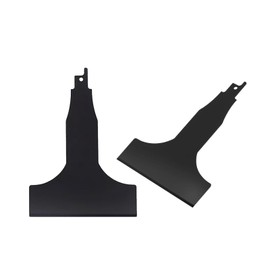 2 Pcs Reciprocating Saw Scraper Blade, Scraping Tool Attachment for Reciprocating Saws, High Carbon Steel Tile Cleaning Tool for Removing Tile, Linoleum, Adhesives, Mastics, and More