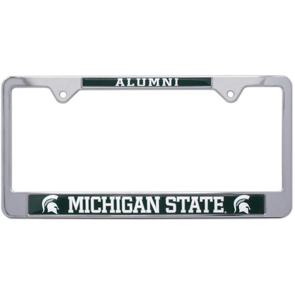 Elektroplate Michigan State Alumni Metal License Plate Frame