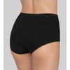 Sloggi Women Maxi 2 Pack Control Knickers, Black, 14 UK