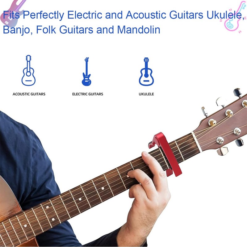 INGJIA Guitar Capo Capo for Almost All Guitars