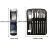 8Pcs Paint Brush Paintbrush Pen Soft Nylon Wool with Storage