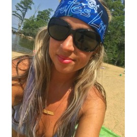 PIRATE'S LIFE Face Mask UV Buff DOLPHINS Neck Protection Boating Fishing Sun