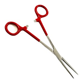Premium German Stainless 6 1/2" Hemostat forceps clamp w/Vinyl Grip,straight Jaw Instrument (Cynamed Brand)