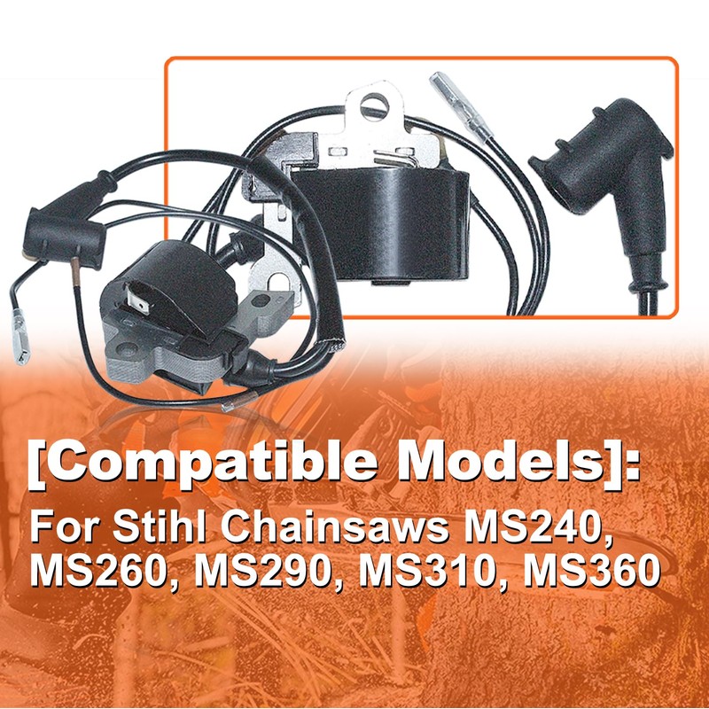 Mtanlo High-Per For mance Ignition Coil For Stihl Chainsaws MS240,