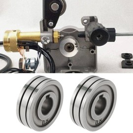 YINETTECH Pack of 2 30 mm Wire Machine Feed Drive Rollers Compatible with MIG Compatible with MAG Welding Equipment Parts (0.8 mm/1.0 mm V-Groove)