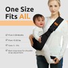 Baby Sling Carrier Newborn to Toddler Adjustable One-Shoulder Design with