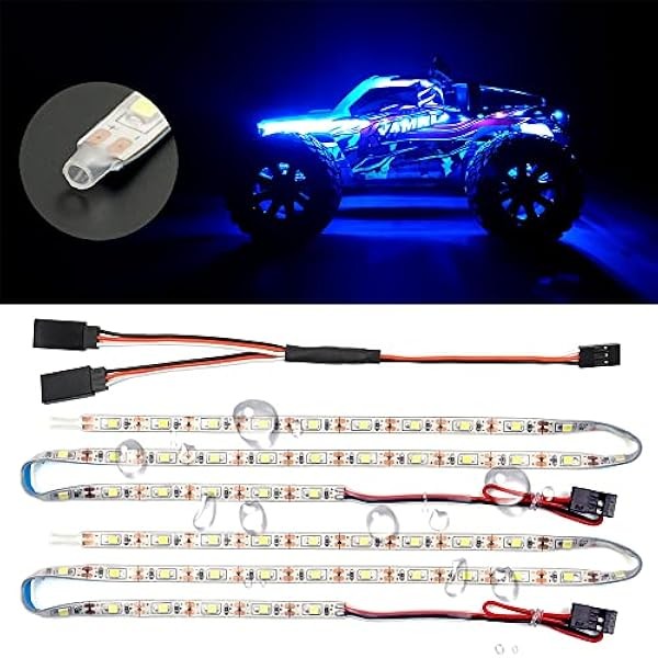 Waterproof LED Light Strips for RC Cars Trucks Airplanes Boats