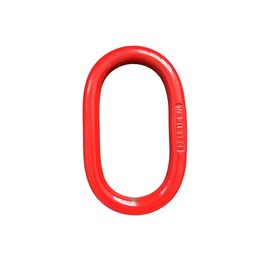 BTMPYLYT Oblong Master Link, 1Pcs, 7/8’’, 17700lbs, Grade 80 Steel Heavy Duty Chain Lifting Ring, for Lifting and Rigging Applications – Red