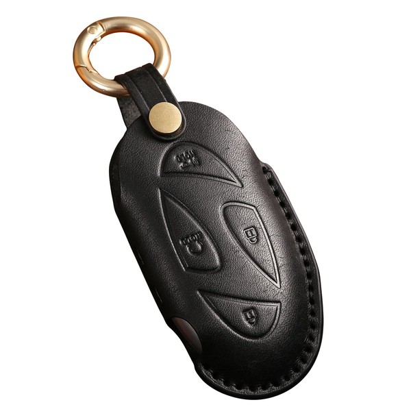KUNIO Hand Sewn Cowhide Leather Fit for Car Key Fob