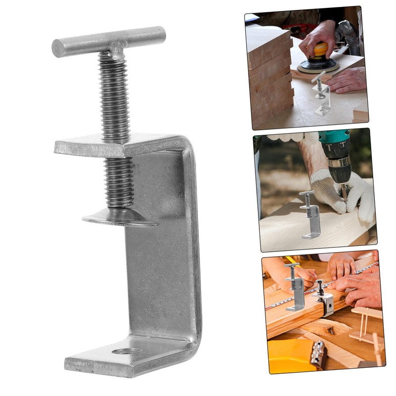 CHILDWEET 2Pcs Heavy Duty Table Clamp Sturdy Desk Side Clamp