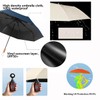 erised's bifrost Nordic Style Compact Folding Umbrella Wood Handle Coating