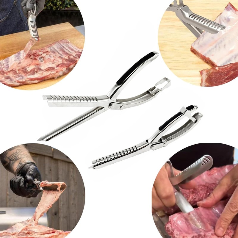 1 Set Rib Membrane Removal Tool,Stainless Steel Rib Prep Tool