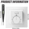 WIYETY Room Thermostat Underfloor Heating with Induction Test Pen: Standard