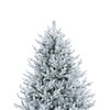 Ginebra 6.5ft Snow Flocked Christmas Tree Prelit with 2456 Branch