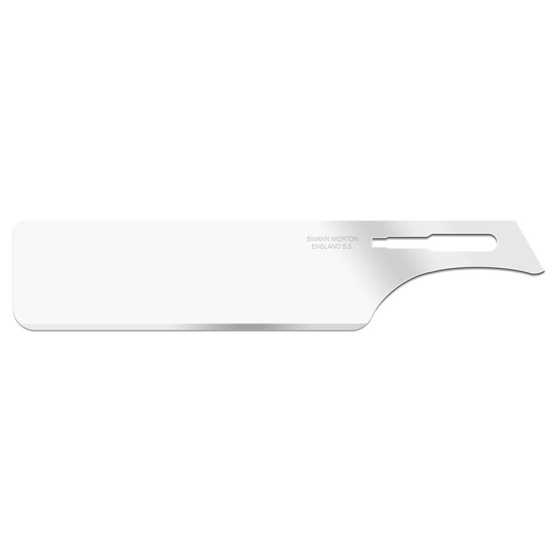 Swann-Morton 2201 Stainless Steel Minor Skin Transplant Blade, Sterile, Size
