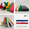 COUVER Triple de Color Blanco Rayas Sport Jefe Sweatband (1