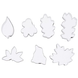 Ateco 4852 7-Piece Stainless Steel Leaf Cutter Set