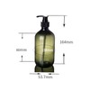 Outanaya 300ml Green Shower Gel Bottle Pump Bottle Bathroom Soap