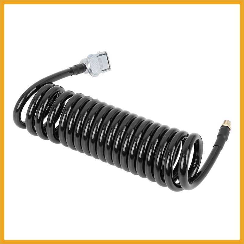Partuto Flexible Tyre Inflator Hose with Lock on Chuck 0.31"
