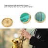 3 Pcs Trumpet Valve Cap Embedded Green Standard Metal Finger
