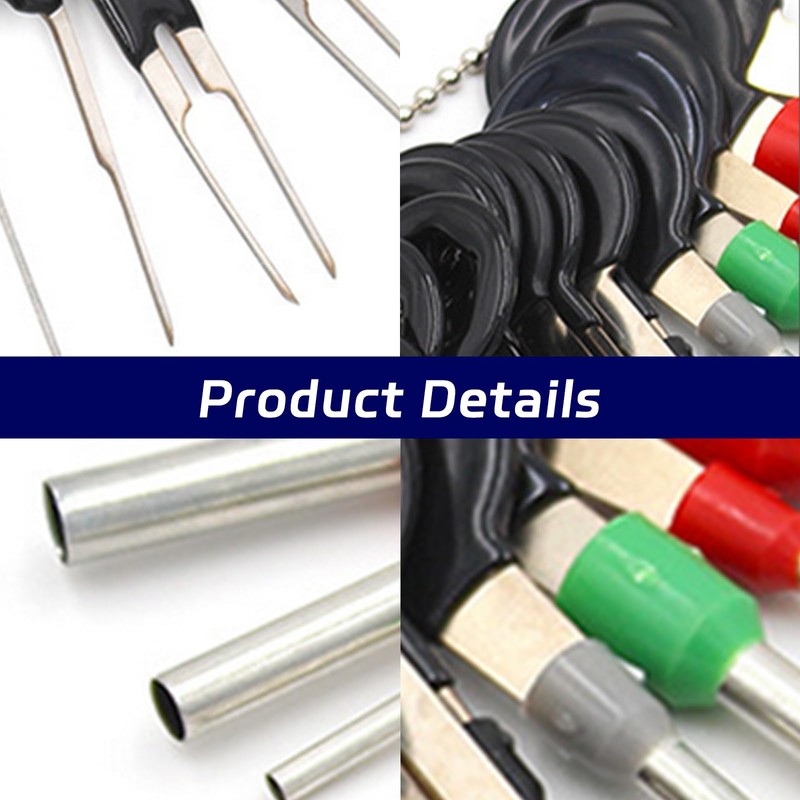 NEERIX 18-Piece Terminal Ejector Kit for Car Apin Tool Car