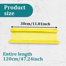 12×48 Inch Car Light Tint Film, Shiny Chameleon Headlights Tail Lights Fog Lights Films, Self Adhesive Vinyl Film Sticker Sheet Roll, Universal Auto Modification Cover for Most Models (Gold)