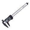 150mm 6inch Plastic Digital Caliper LCD Digital Electronic Ruler Carbon