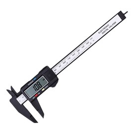 150mm 6inch Plastic Digital Caliper LCD Digital Electronic Ruler Carbon Fiber Vernier Caliper Gauge Micrometer Measuring Tool