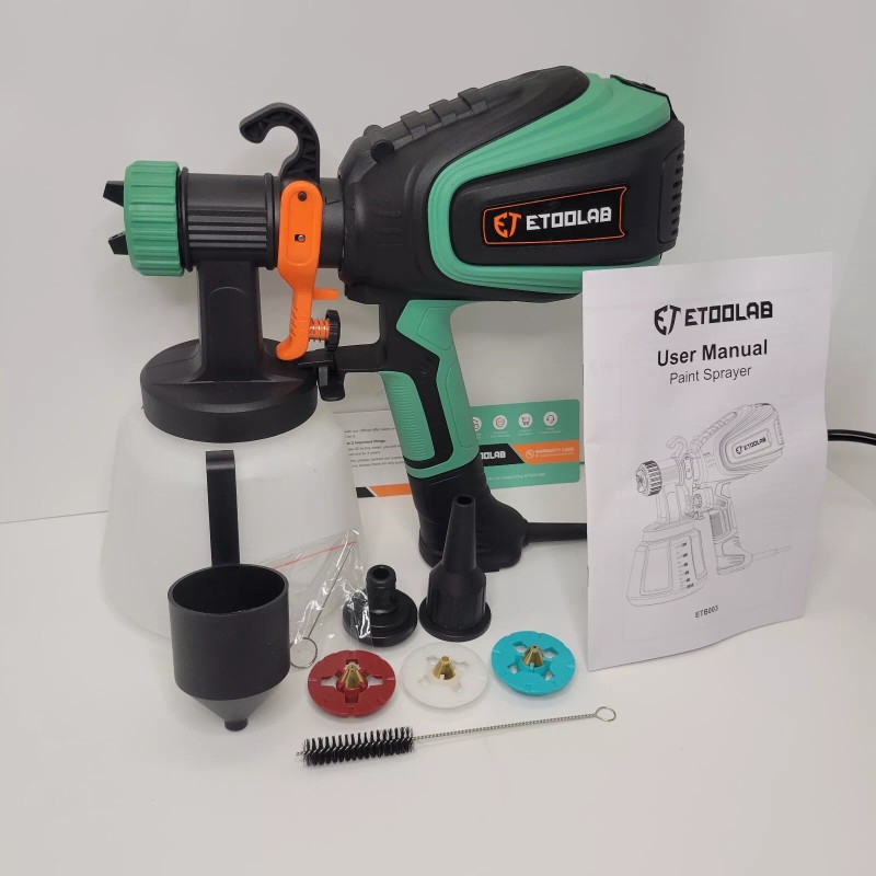 ETOOLAB Paint Sprayer 600W HVLP Electric Paint Spray Gun ETB003