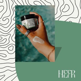 HEFR 100% Grass Fed Beef Tallow for Skin Care, All-Natural Face and Body Whipped Beef Tallow Moisturizer, Organic Beef Tallow Moisturizer for Skin, Face and Body Lotion - (Living Lavandula) 4 oz