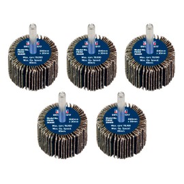 Sealey Ø40 x 30mm Abrasive Flap Wheel Ø6mm Shaft 40Grit - Pack of 5 FW4030405
