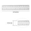 SourceTon Plastic Ruler 12 Inch and 6 Inch Protractor 180