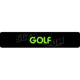 Unbranded Atari 2600 Replacement Label - Golf