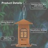 Buzzeap Bird Feeder for Wild Birds, Bird Feeder for Garden,