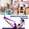 Fabric Hip Resistance Bands Set and Professional Long Non-Latex Elastic