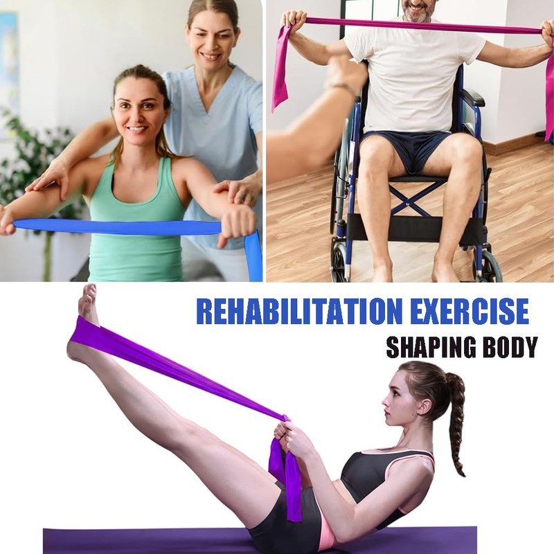 Fabric Hip Resistance Bands Set and Professional Long Non-Latex Elastic