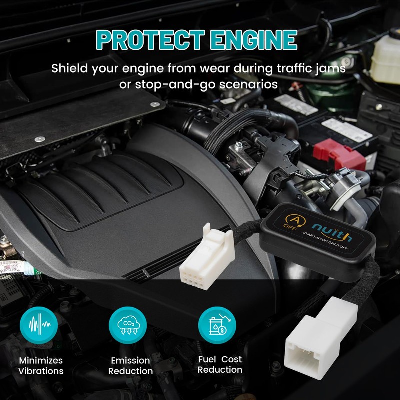 NuIth Auto Start Stop Eliminator Fits for 2015-2019 Toyota Highlander,