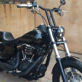 SI 12" MX-T Bars Handlebar For Harley Softail Sportster 883 Dyna Wide Glide Fat Bob