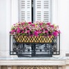 4 Pack 24 Inch Window Boxes Planters for Outdoor Plants