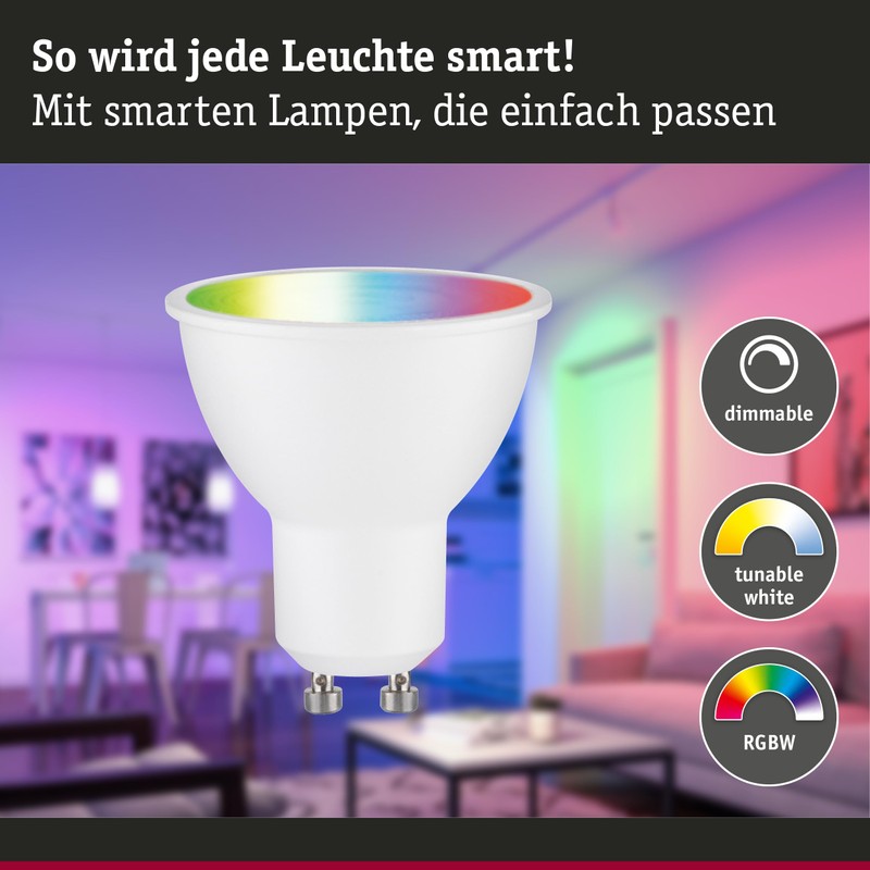 Paulmann 29147 Standard 230V Smart Home Zigbee LED Reflector GU10