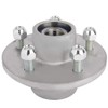 cciyu Boat Trailer Galvanized Hub Axle Kit 5-4.5 Bolt Circle