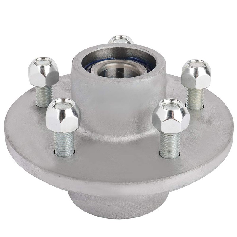 cciyu Boat Trailer Galvanized Hub Axle Kit 5-4.5 Bolt Circle