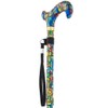 Royal RC Canes Mosaic Stained Window Folding Adjustable Walking Cane