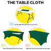 Heochy 2 Pcs 6FT Table Cloth for Rectangle Table -